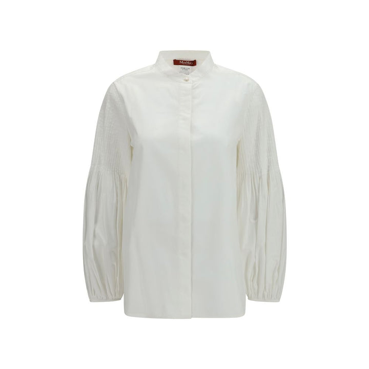 Max Mara White Cotton Blouse