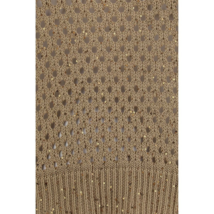 Max Mara Beige Cotton Sweatshirt