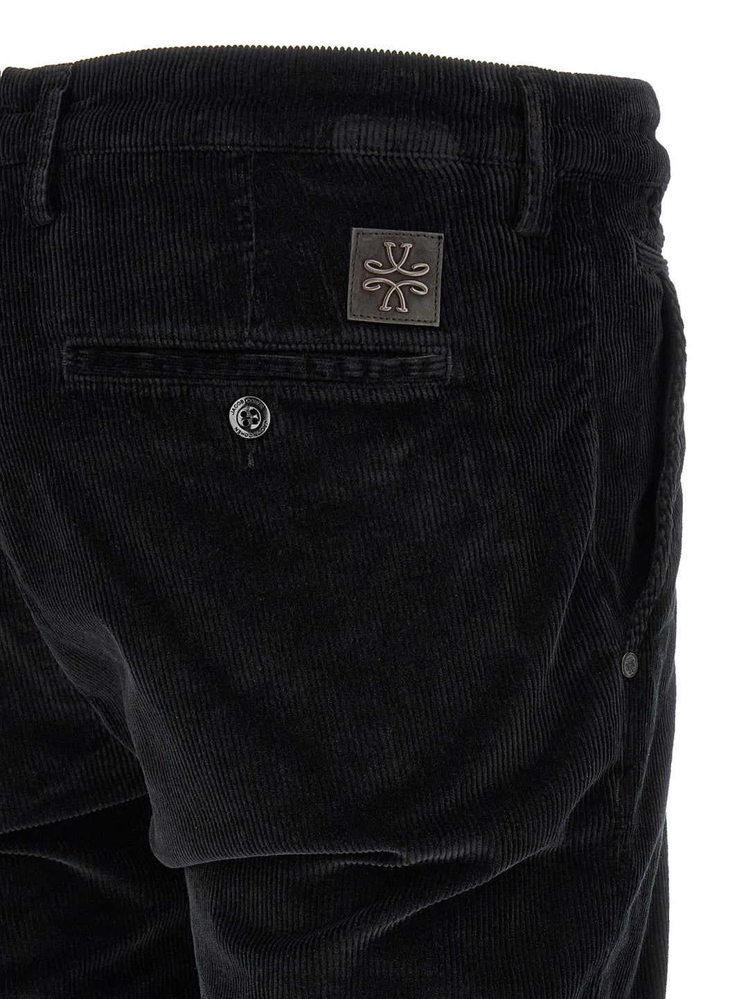 Jacob Cohen Black Cotton Chino Pants