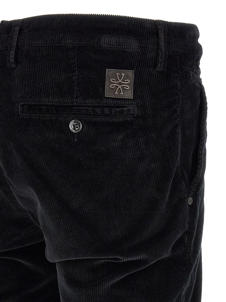 Jacob Cohen Black Cotton Chino Pants