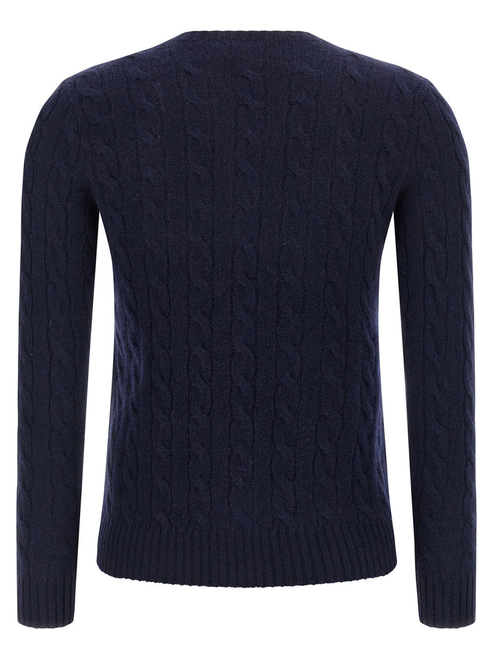 Polo Ralph Lauren Blue Wool Cardigan