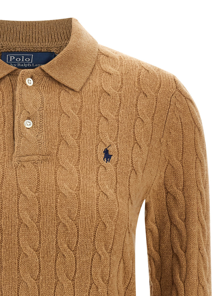 Polo Ralph Lauren Beige Wool Polo Shirt