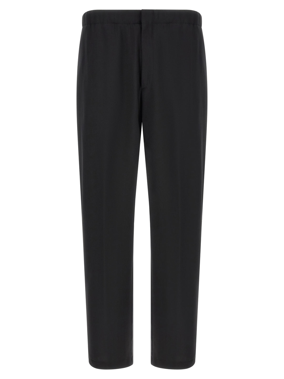 Lardini Black Virgin Wool Dress Pants