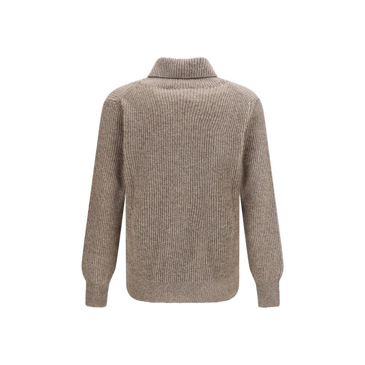 Brooksfield Beige Wool Oves Aries Cardigan