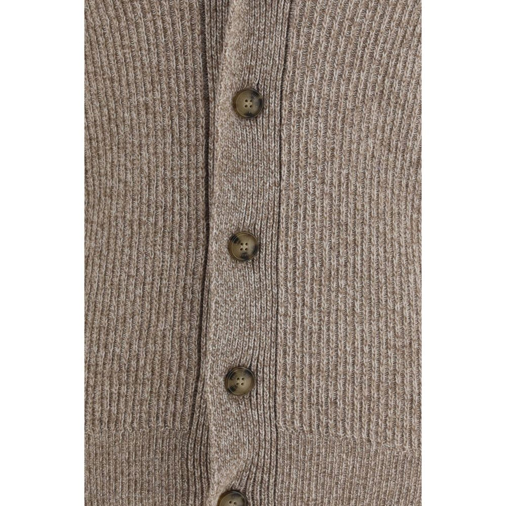 Brooksfield Beige Wool Oves Aries Cardigan