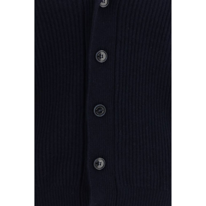 Brooksfield Blue Wool Oves Aries Cardigan