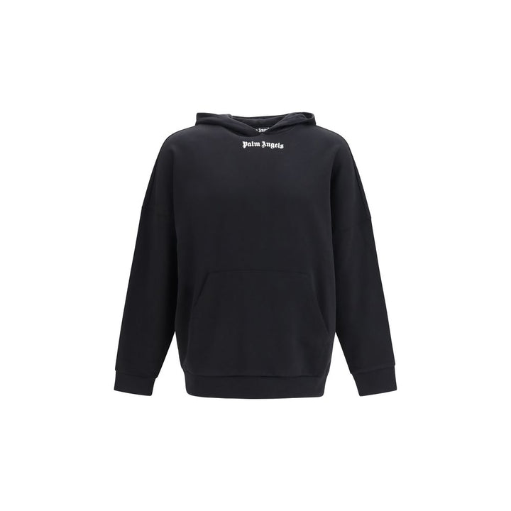 Palm Angels Black Cotton Sweatshirt
