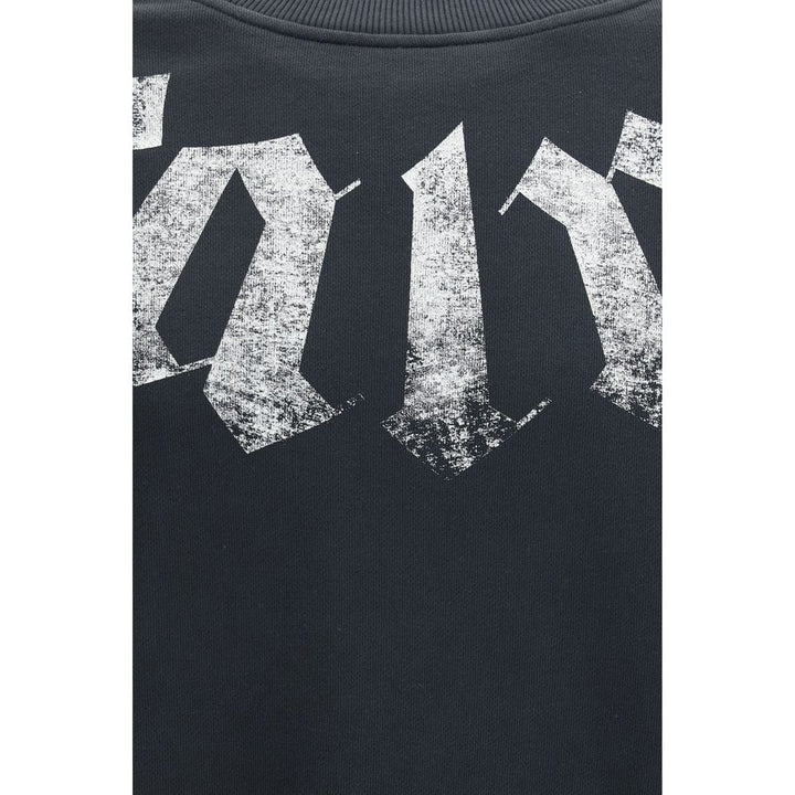 Palm Angels Black Cotton Sweatshirt