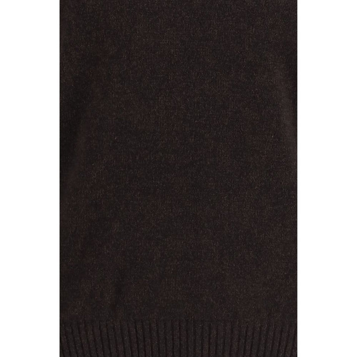 Brooksfield Brown Wool Oves Aries Sweatshirt