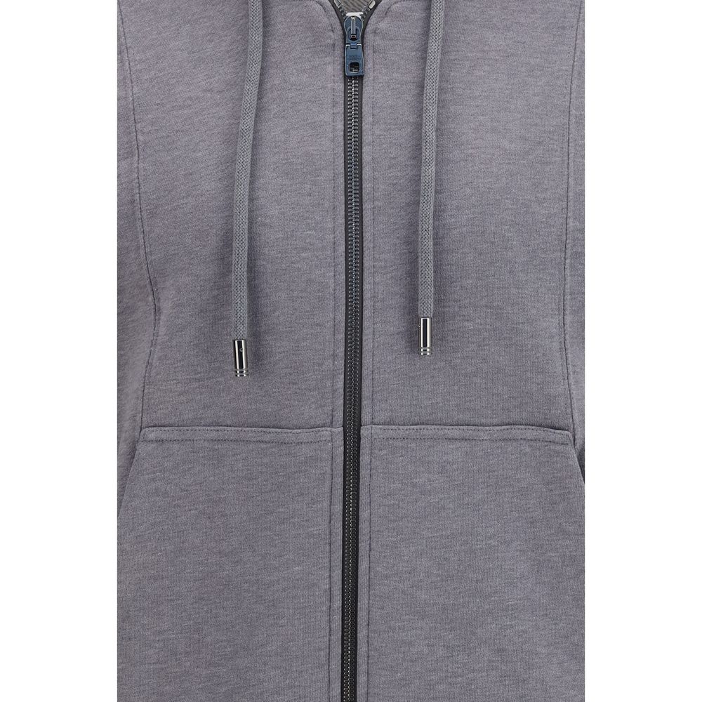Dolce &amp; Gabbana Gray Cotton Sweatshirt