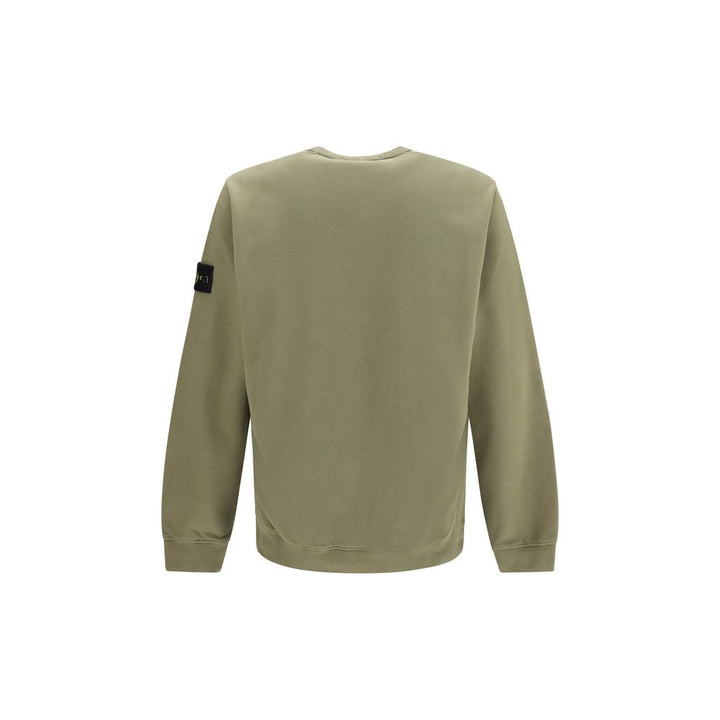 Stone Island Bicolor Cotton Sweatshirt