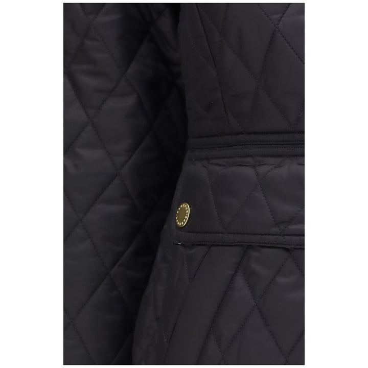 Barbour Black Polyamide Full-Length Jacket