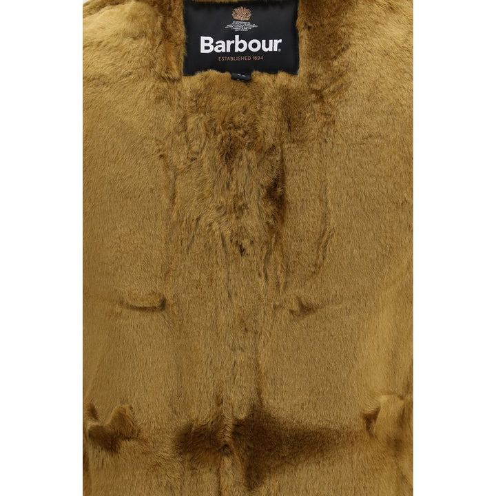 Barbour Brown Marabou Sleeveless Jacket