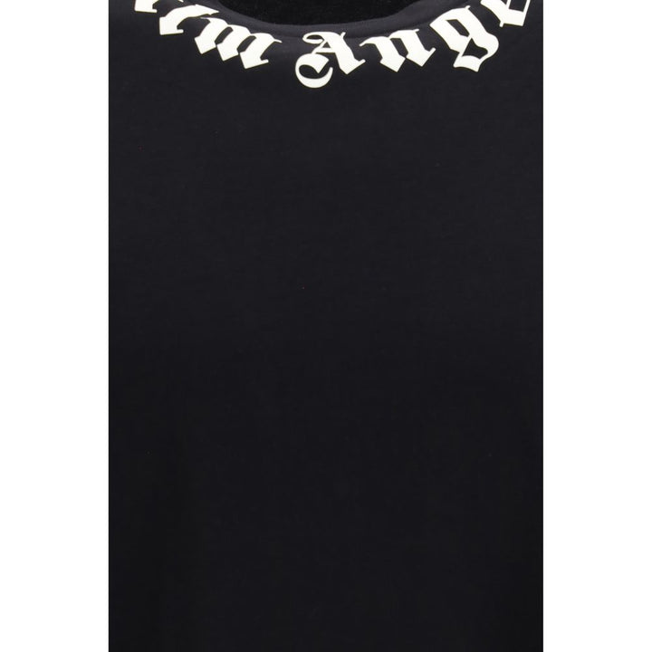 Palm Angels Black Cotton T-Shirt