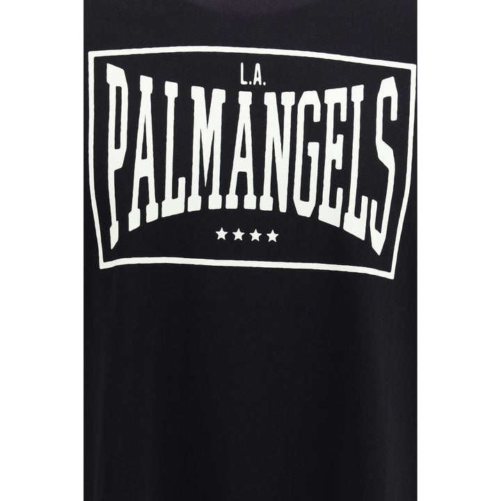 Palm Angels Black Cotton T-Shirt