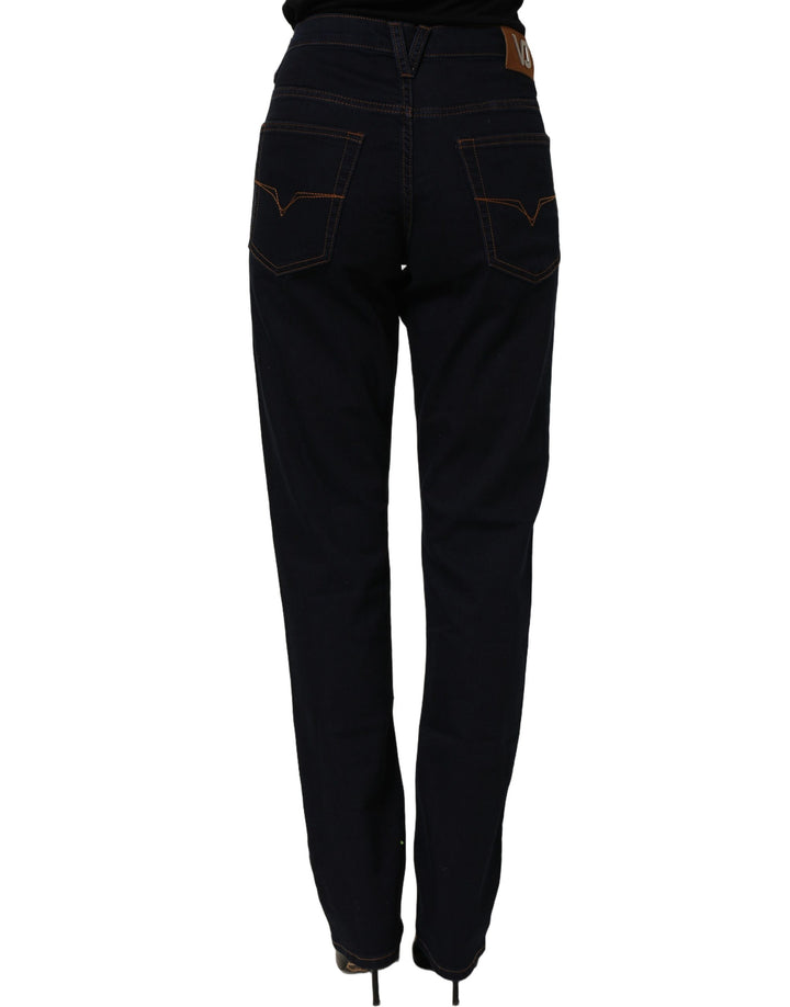 Versace Jeans Couture Blue High Waist Skinny Denim Trouser Jeans