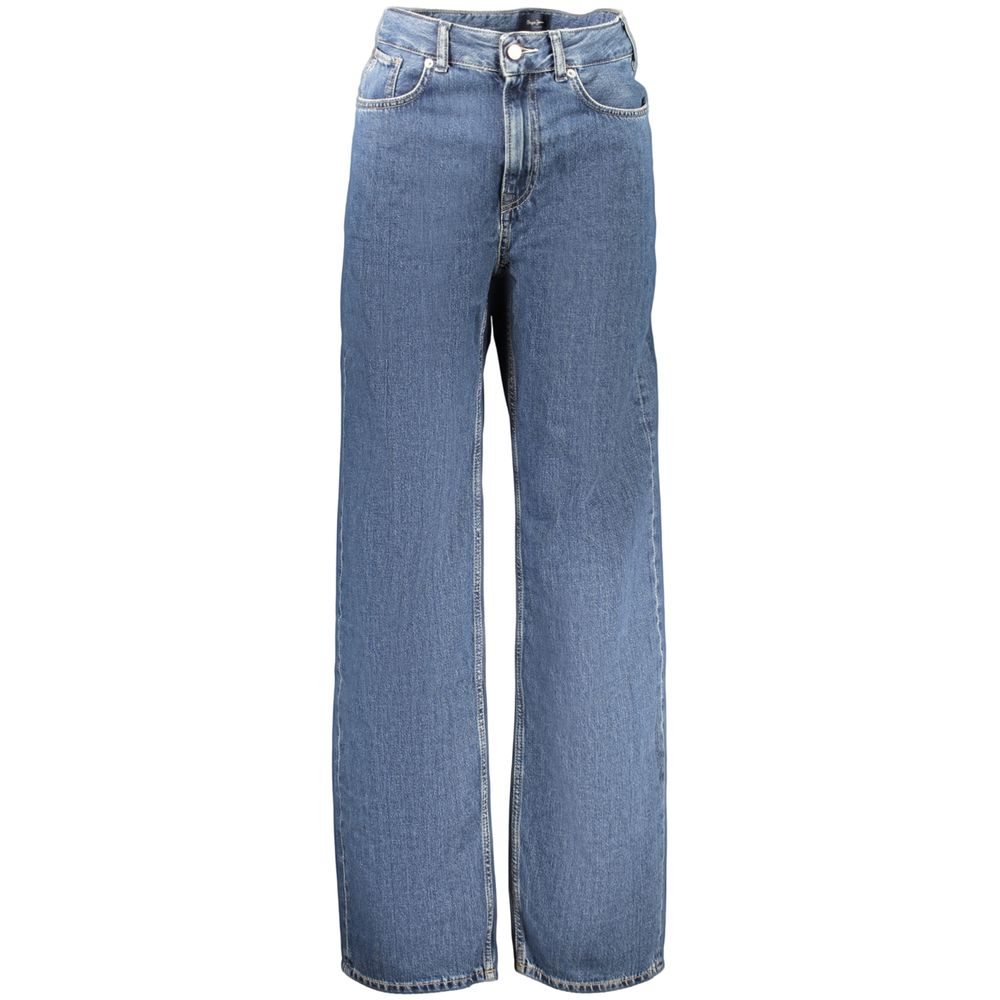 Pepe Jeans Blue Cotton Women&