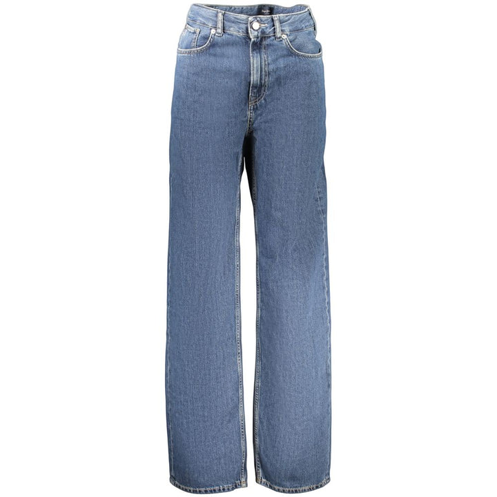Pepe Jeans Blue Cotton Women&