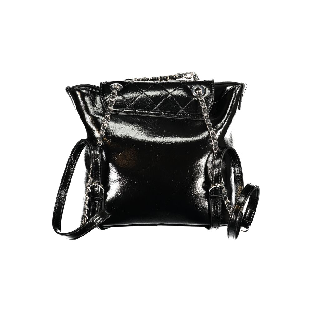 Mario Valentino Black Polyurethane Women&