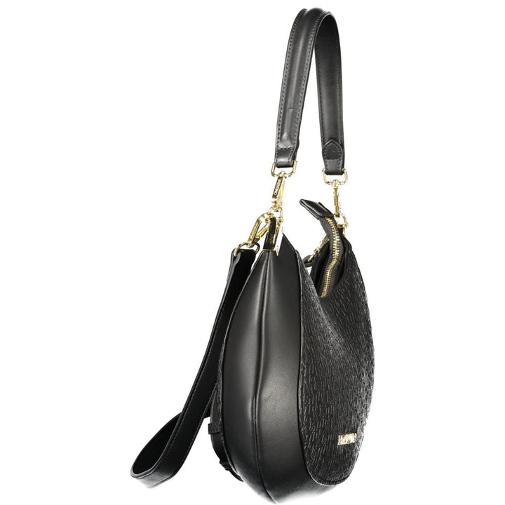 Mario Valentino Black Polyurethane Women&