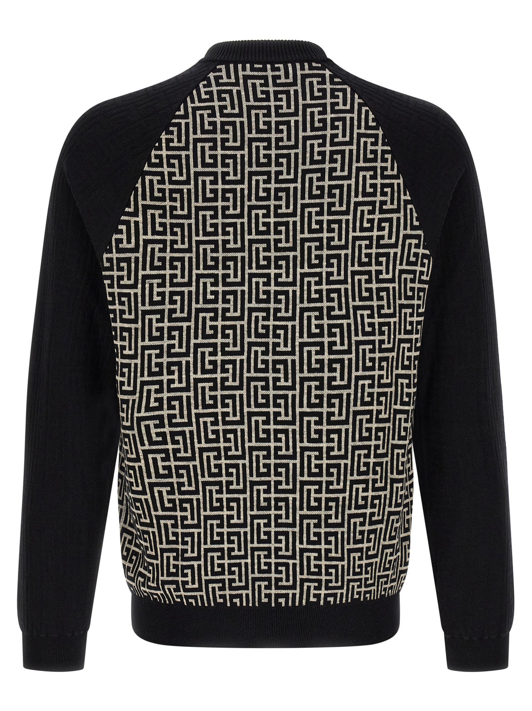 Balmain Bicolor Cotton Cardigan