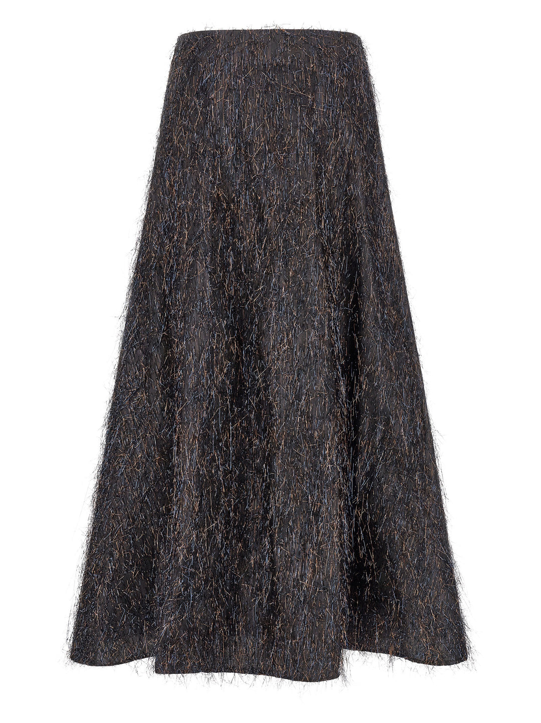 Peserico Blue Viscose Midi Skirt