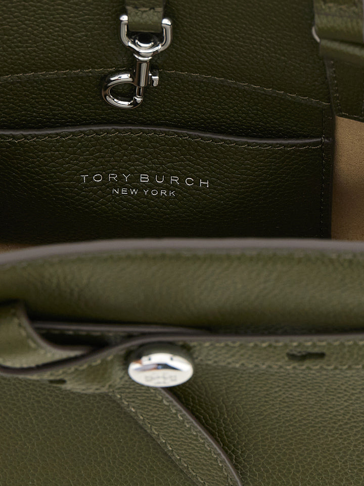 Tory Burch Brown Cowhide Crossbody Bag