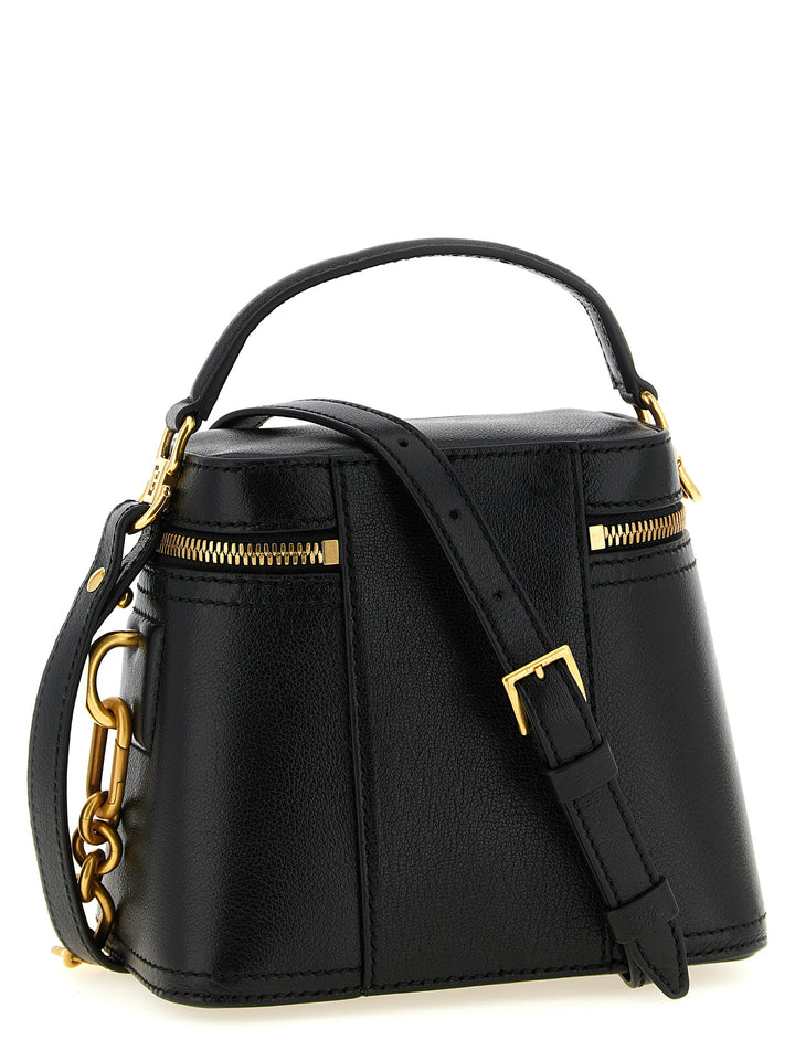 Balmain Black Buffalo Leather Handbag