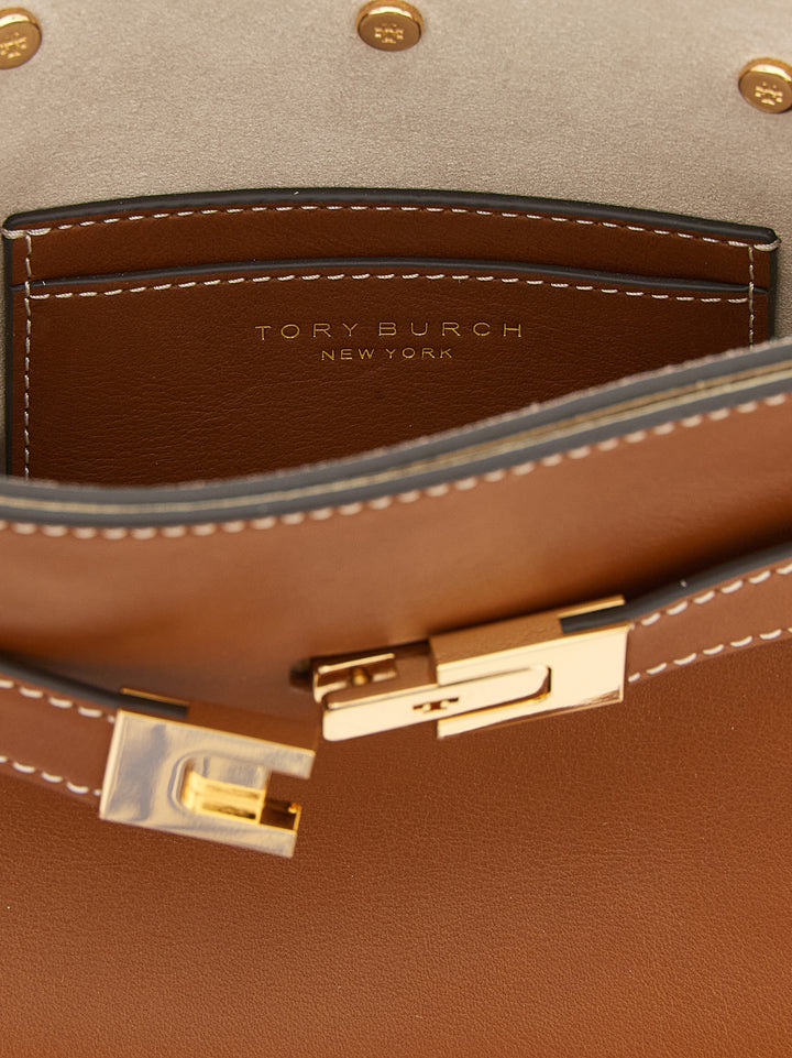 Tory Burch Brown Cowhide Crossbody Bag