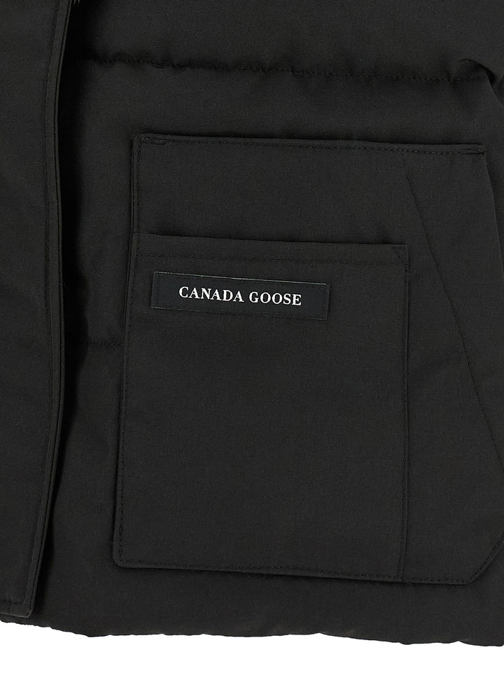 Canada Goose Black Polyester Sleeveless Jacket