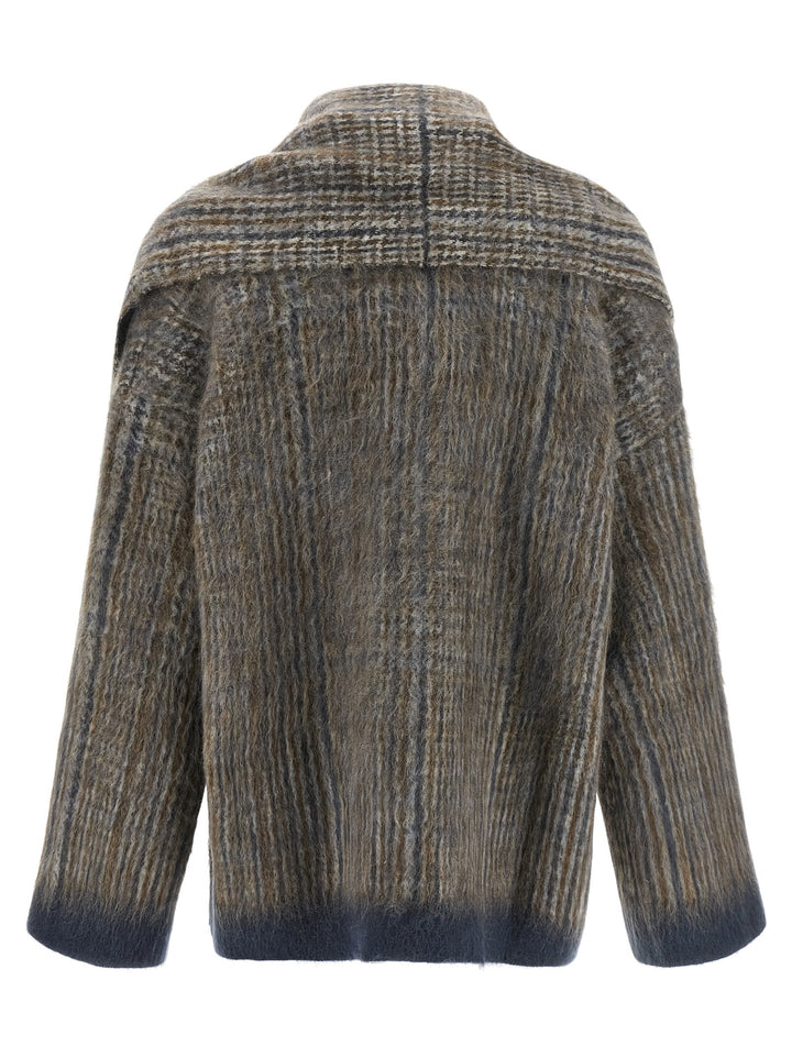 Brunello Cucinelli Gray Wool Cardigan