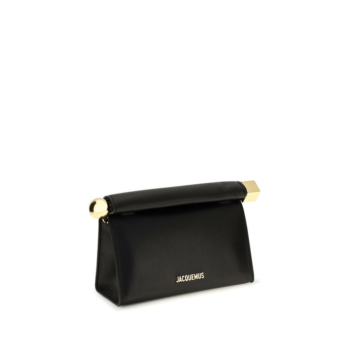 Jacquemus Black Lamb Ovis Aries Aries Clutch Bag