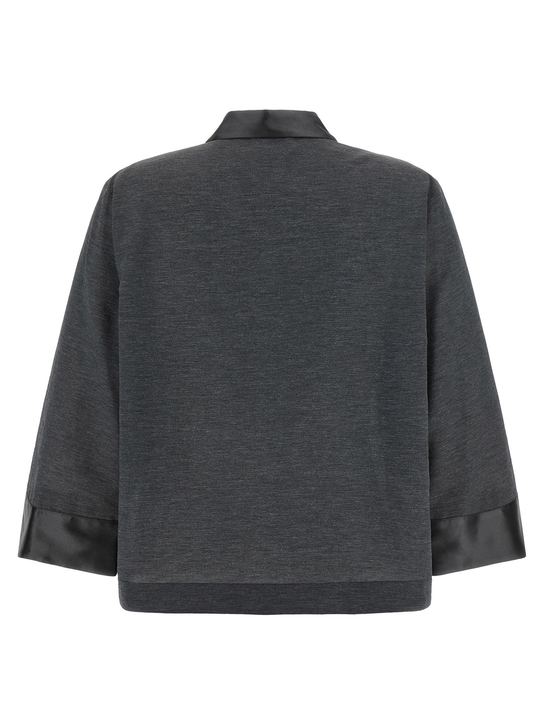Peserico Gray Lyocell Blouse