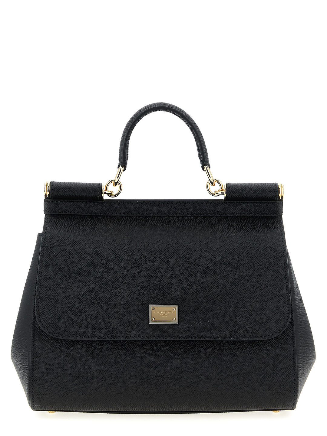 Dolce &amp; Gabbana Black Calfskin Handbag