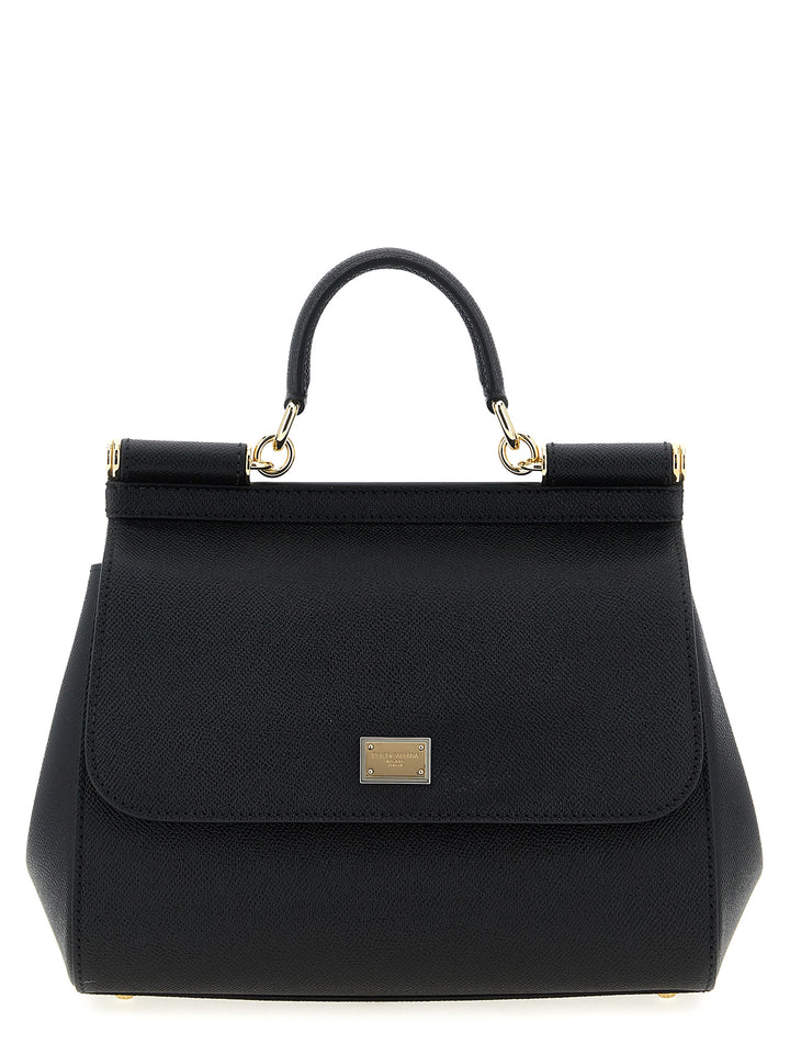 Dolce &amp; Gabbana Black Calfskin Handbag