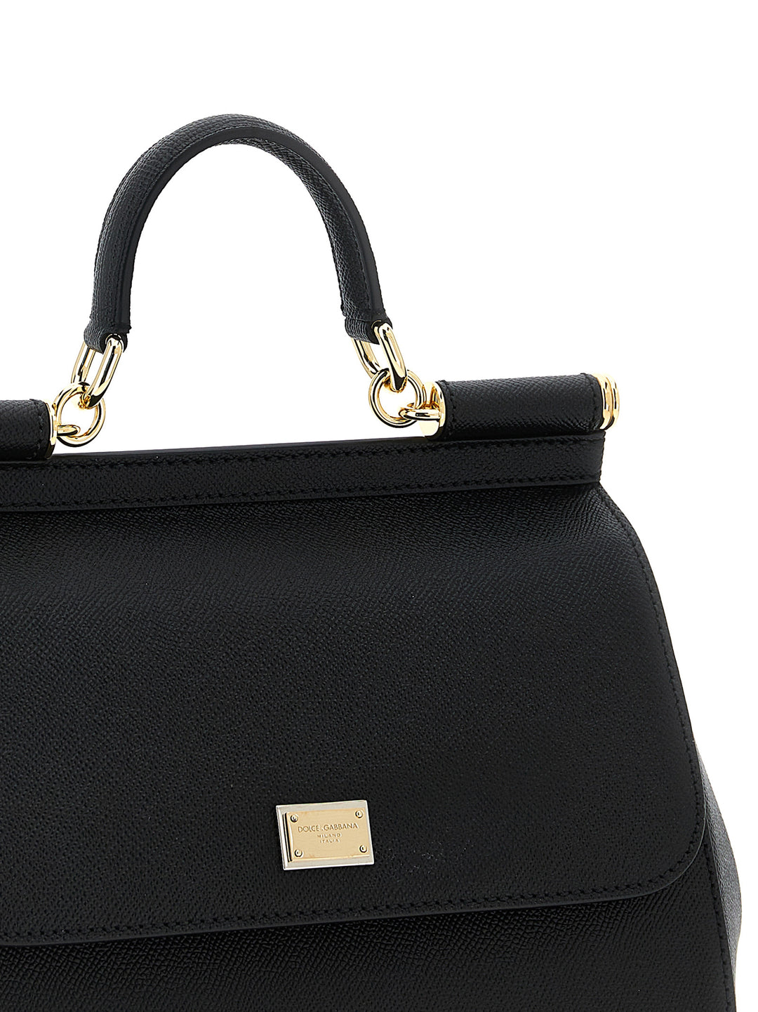 Dolce &amp; Gabbana Black Calfskin Handbag