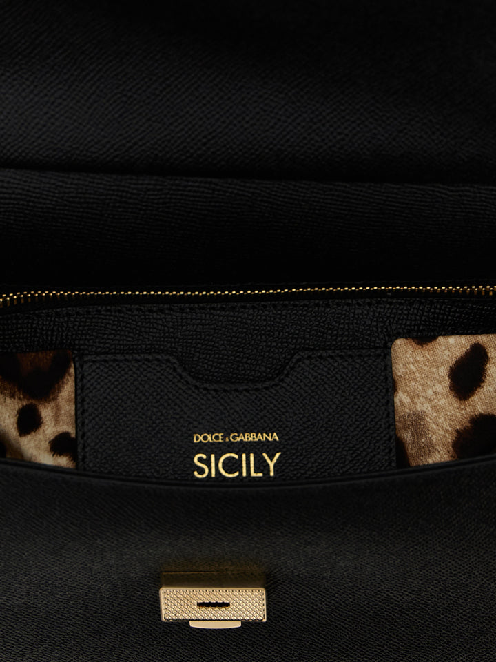 Dolce &amp; Gabbana Black Calfskin Handbag