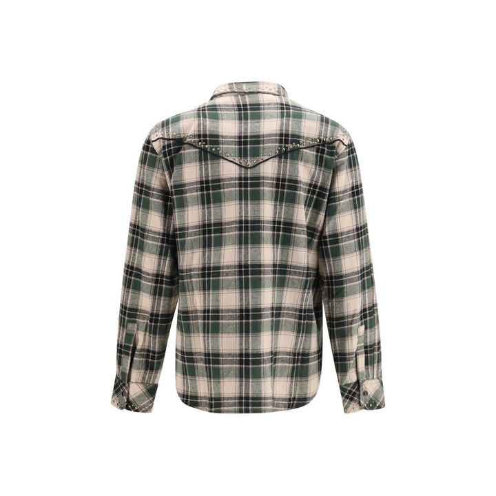 P.A.R.O.S.H. Bicolor Cotton Pattern Shirt