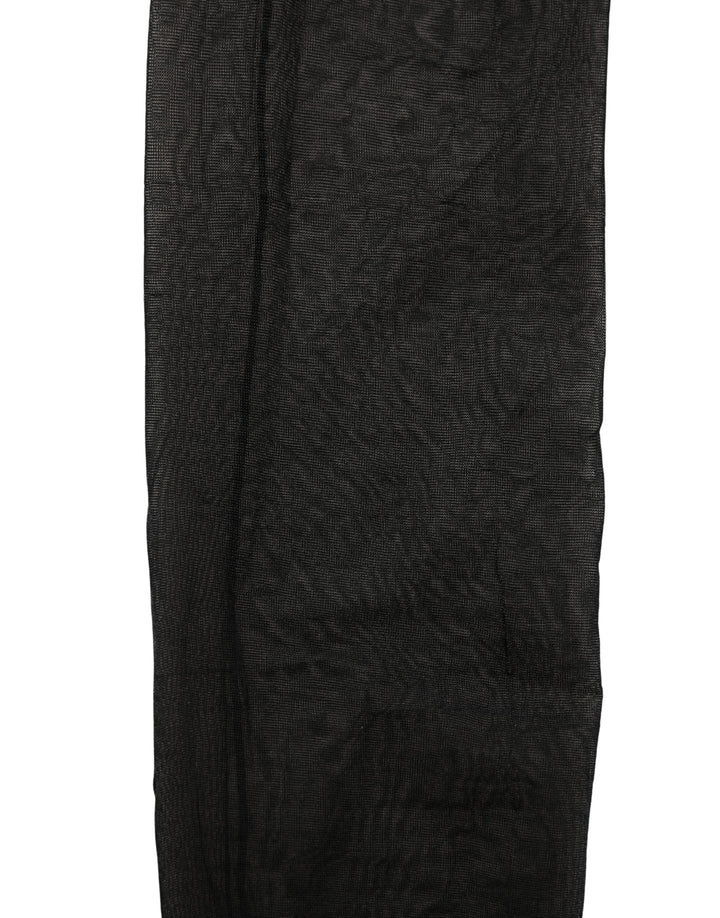 Dolce &amp; Gabbana Black Nylon Tights Stocking Pantyhose Socks
