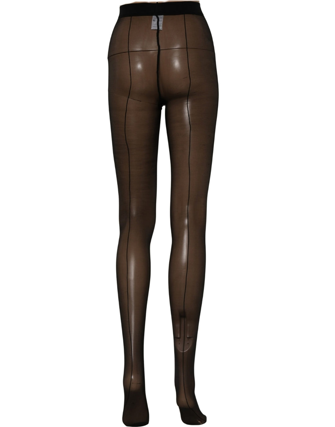 Dolce &amp; Gabbana Black Nylon Tights Stocking Pantyhose Socks