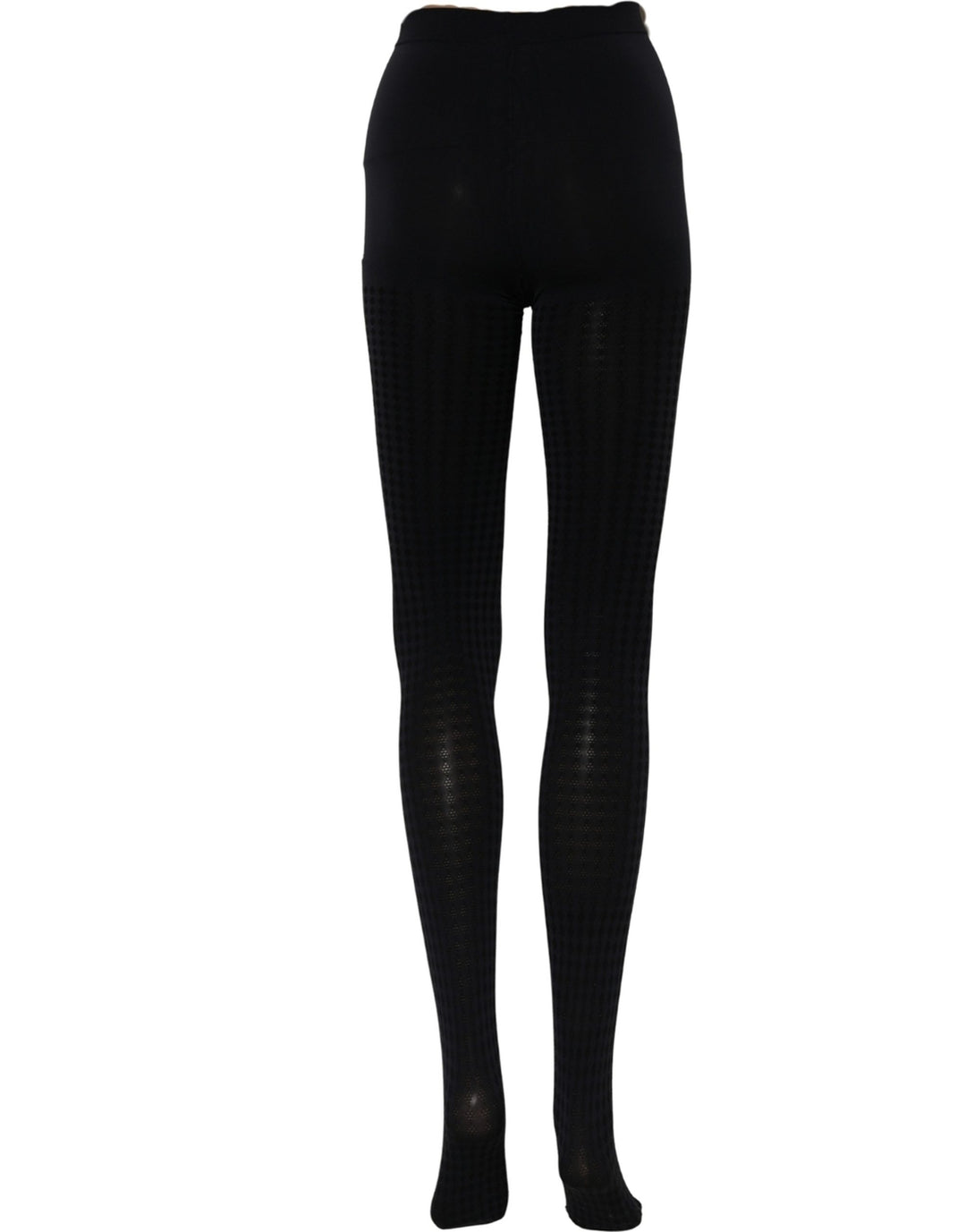 Dolce &amp; Gabbana Black Nylon Tights Stocking Pantyhose Socks
