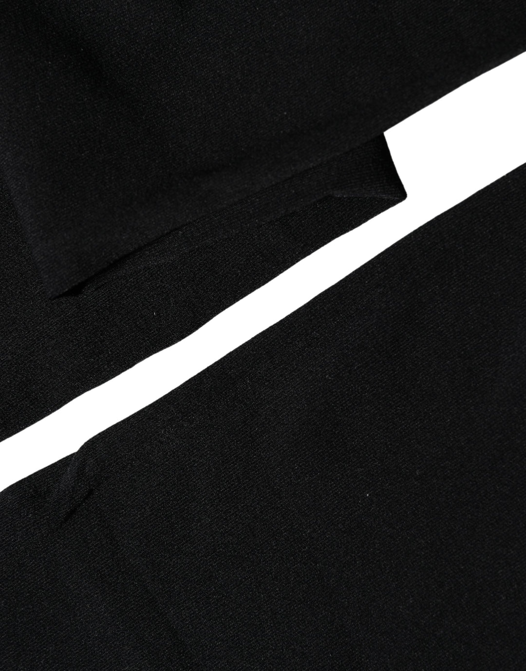 Dolce &amp; Gabbana Black 100% Nylon Thigh High Stockings Socks