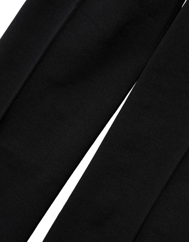 Dolce &amp; Gabbana Black Nylon Sheer Tights Stockings Pantyhose Socks