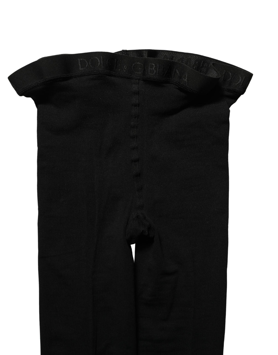 Dolce &amp; Gabbana Black Nylon Tights Stockings Pantyhose Socks