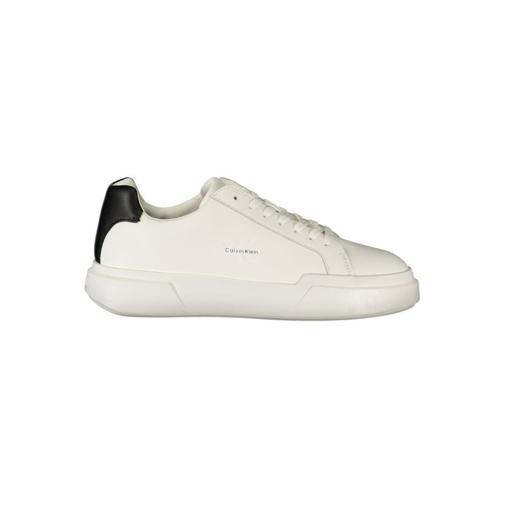 Calvin Klein White Leather Men&