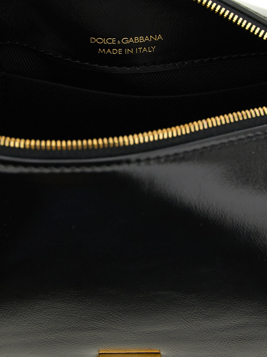 Dolce &amp; Gabbana Black Calfskin Handbag