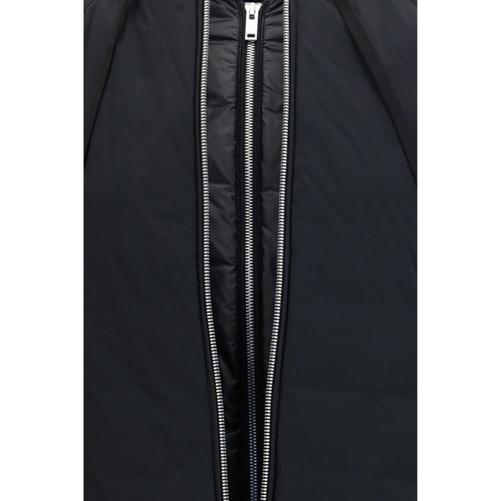 Moose Knuckles Black Nylon Bomber