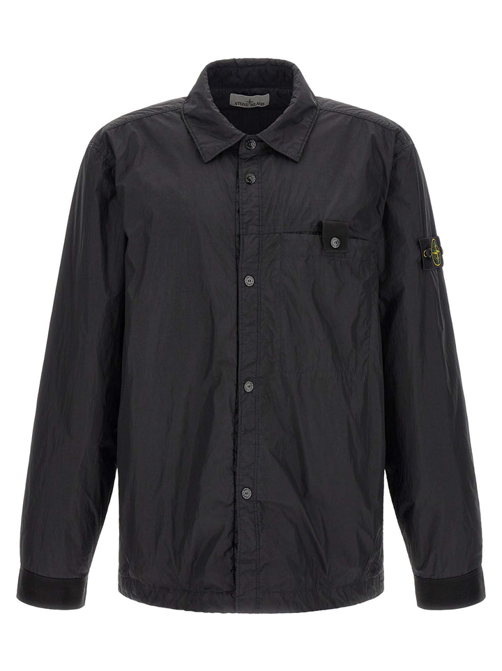 Stone Island Black Polyamide Shell Jacket