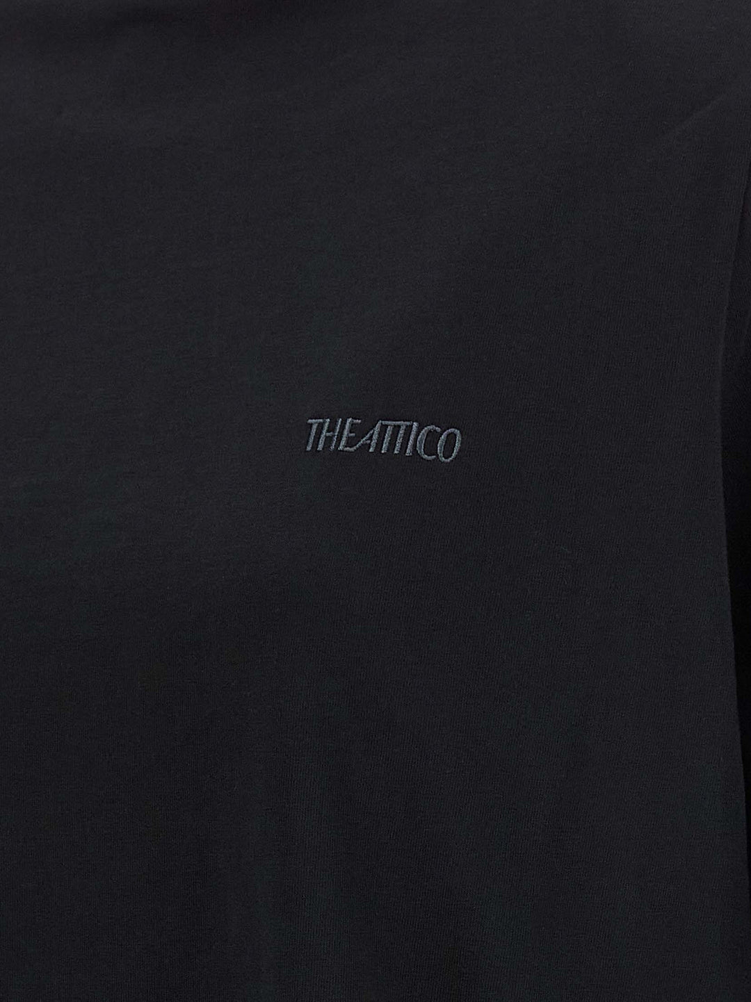 The Attico Black Cotton T-Shirt