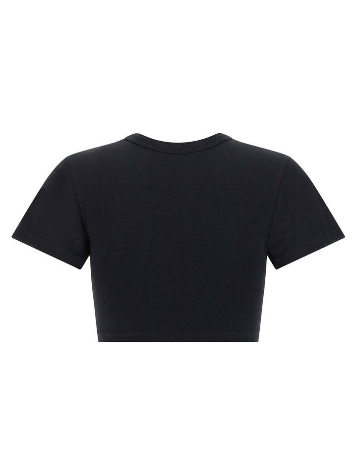 The Attico Black Cotton T-Shirt
